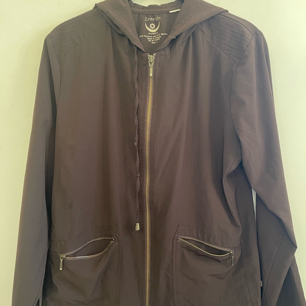 Zenergy by Chico Women’s Brown Zipper Jacket